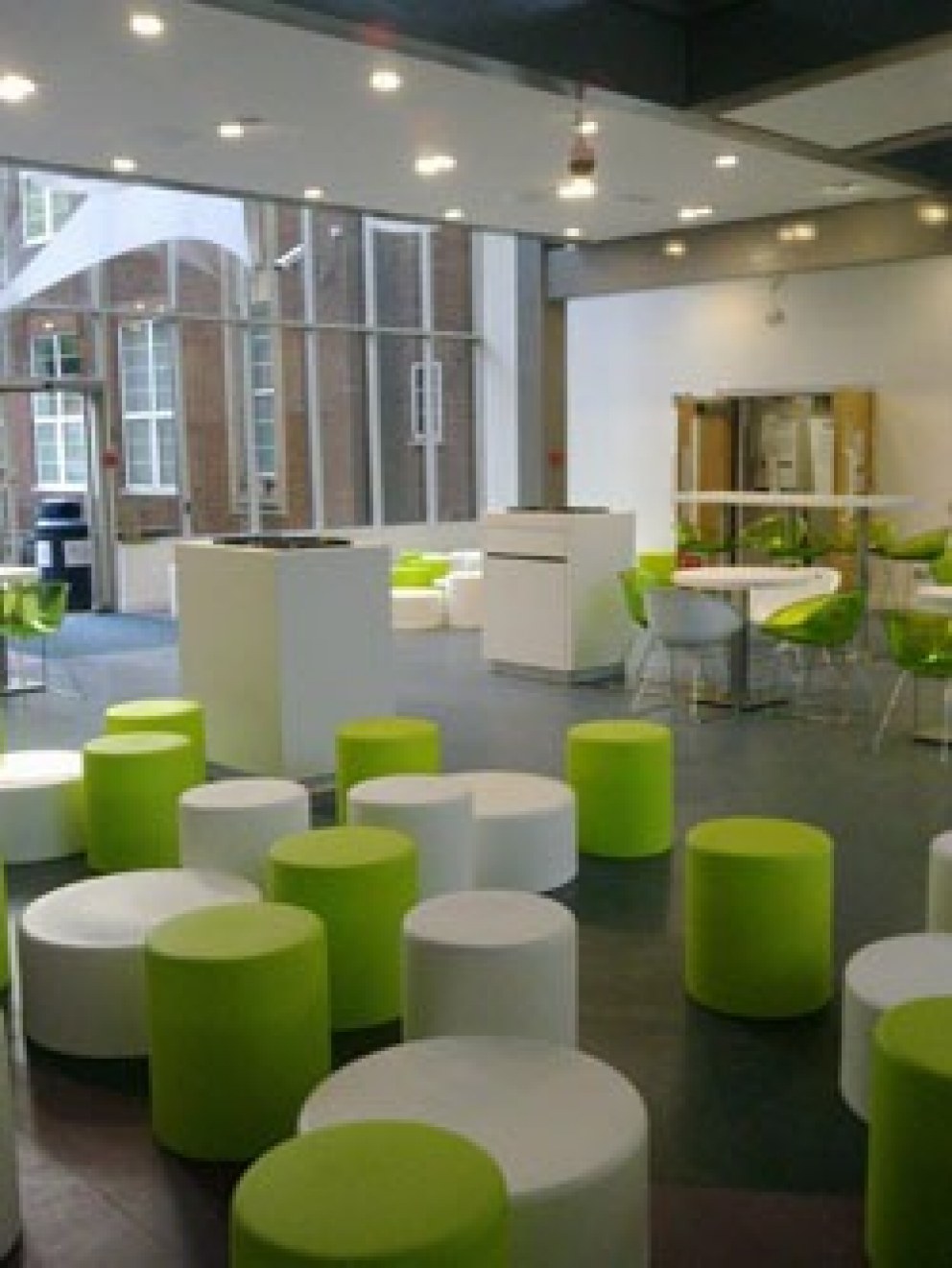 Atrium Coffee Shop, Dudley College | Seating Area | Interior Designers